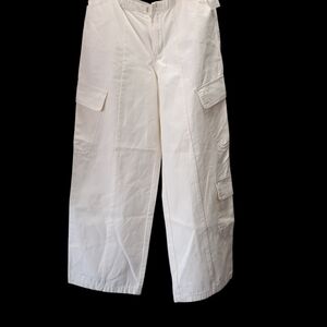 White Cargo Pants